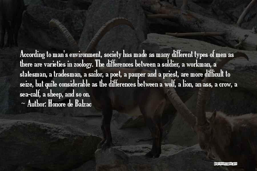 Sheep And Lion Quotes By Honore De Balzac