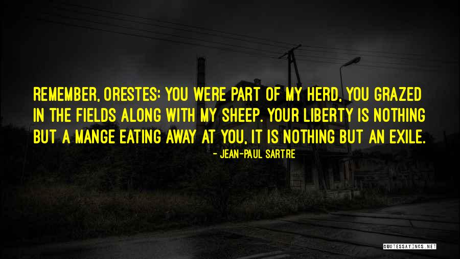 Sheep Herd Quotes By Jean-Paul Sartre