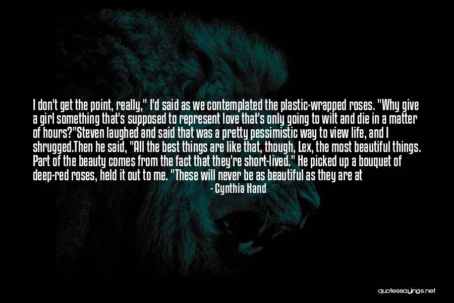 Sheepish Love Quotes By Cynthia Hand Sheepish Love Quotes By Cynthia Hand