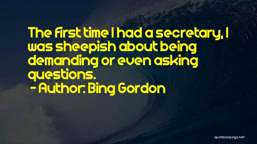 Sheepish Quotes By Bing Gordon