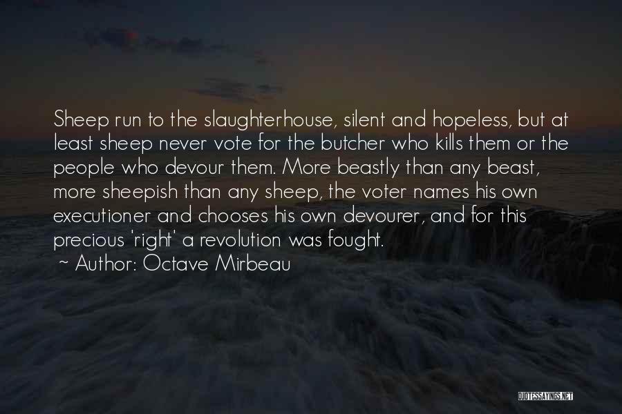 Sheepish Quotes By Octave Mirbeau