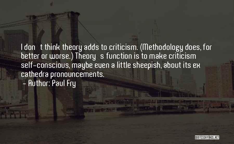 Sheepish Quotes By Paul Fry