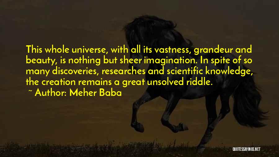 Sheer Beauty Quotes By Meher Baba