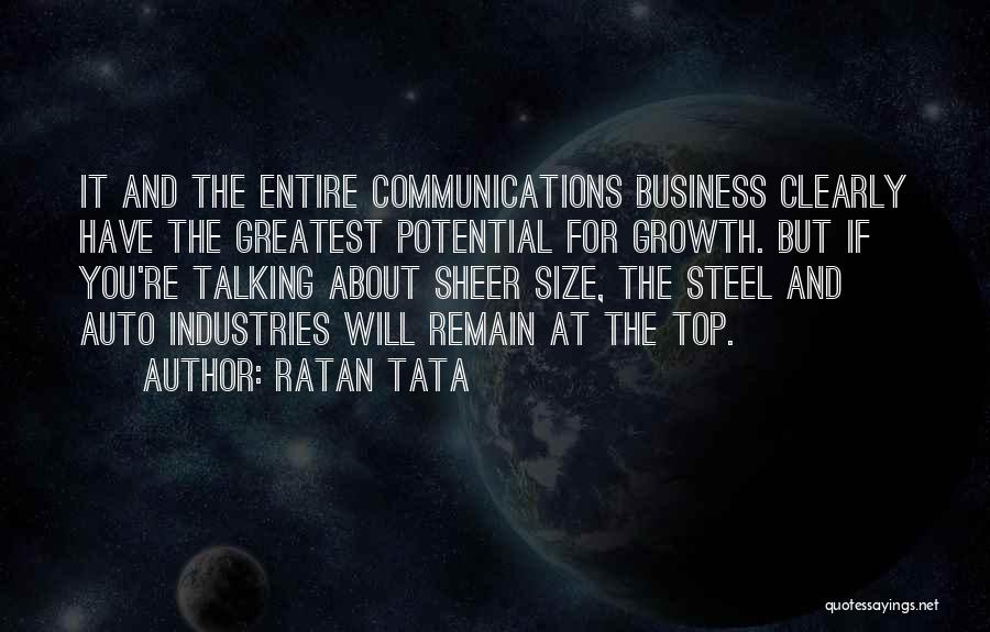 Sheer Will Quotes By Ratan Tata