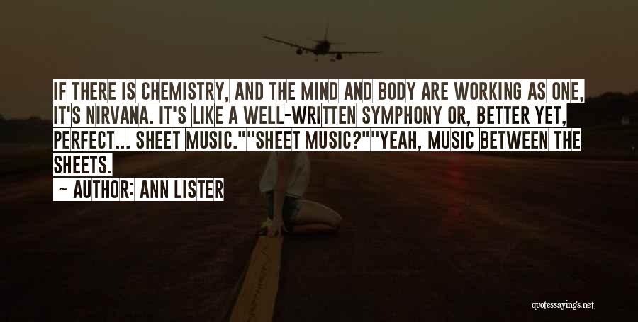 Sheet Music Quotes By Ann Lister