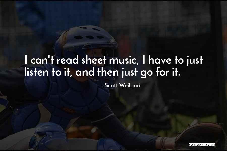 Sheet Music Quotes By Scott Weiland