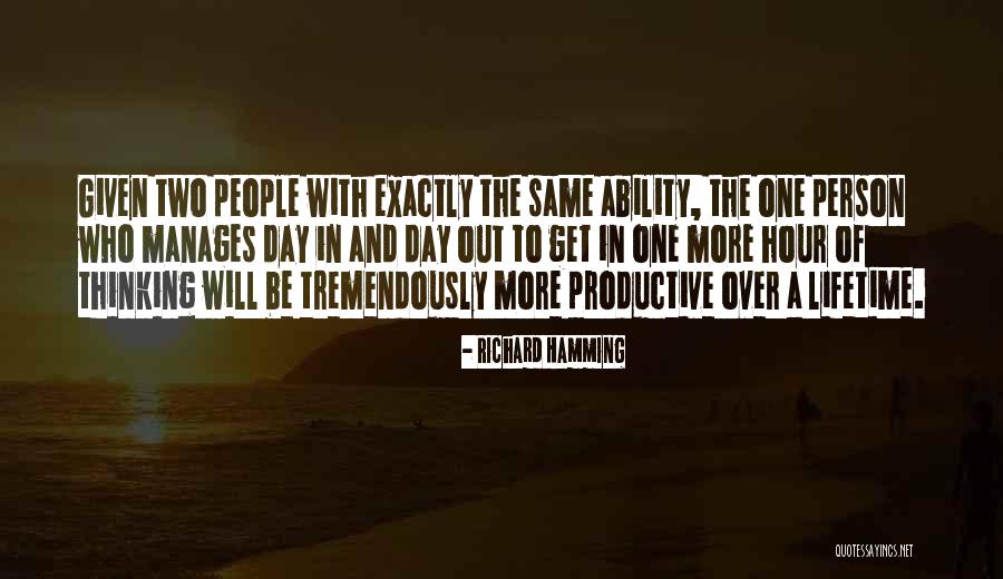 Shefrin Behavioral Corporate Quotes By Richard Hamming Shefrin Behavioral Corporate Quotes By Richard Hamming