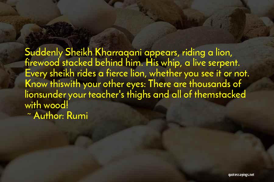 Sheikh Quotes By Rumi