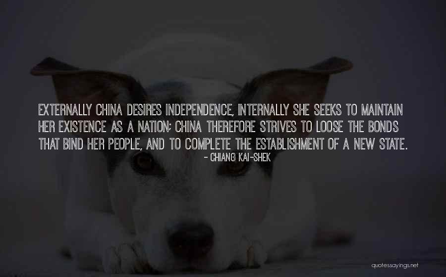 Shek'zeer Quotes By Chiang Kai-shek Shek'zeer Quotes By Chiang Kai-shek