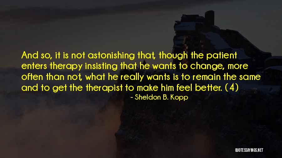 Sheldon B. Kopp Quotes 1042582