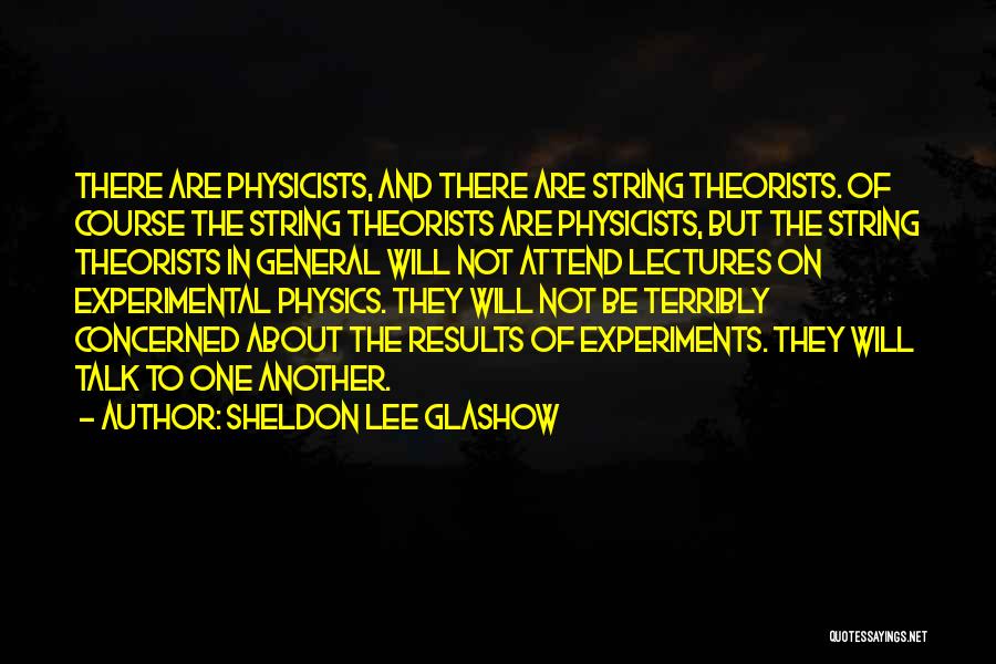 Sheldon Lee Glashow Quotes 1301993