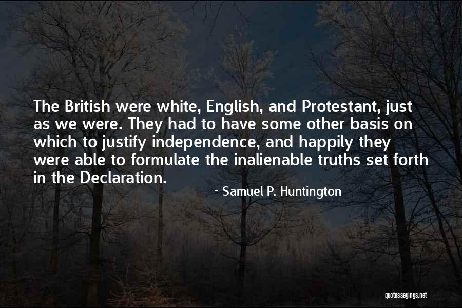 Sheldrake Morphogenetic Fields Quotes By Samuel P. Huntington