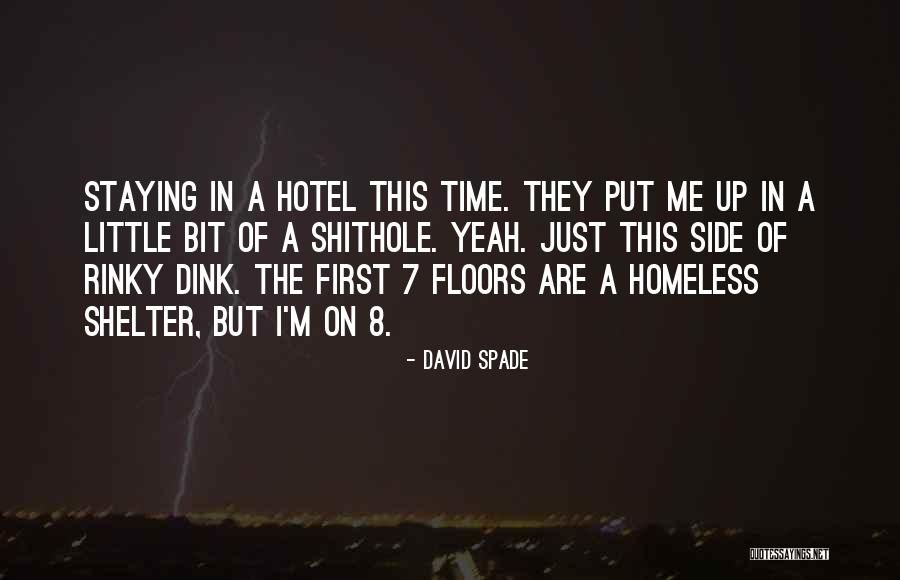 Shelter Me Quotes By David Spade Shelter Me Quotes By David Spade