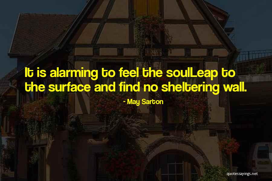 Sheltering Quotes By May Sarton