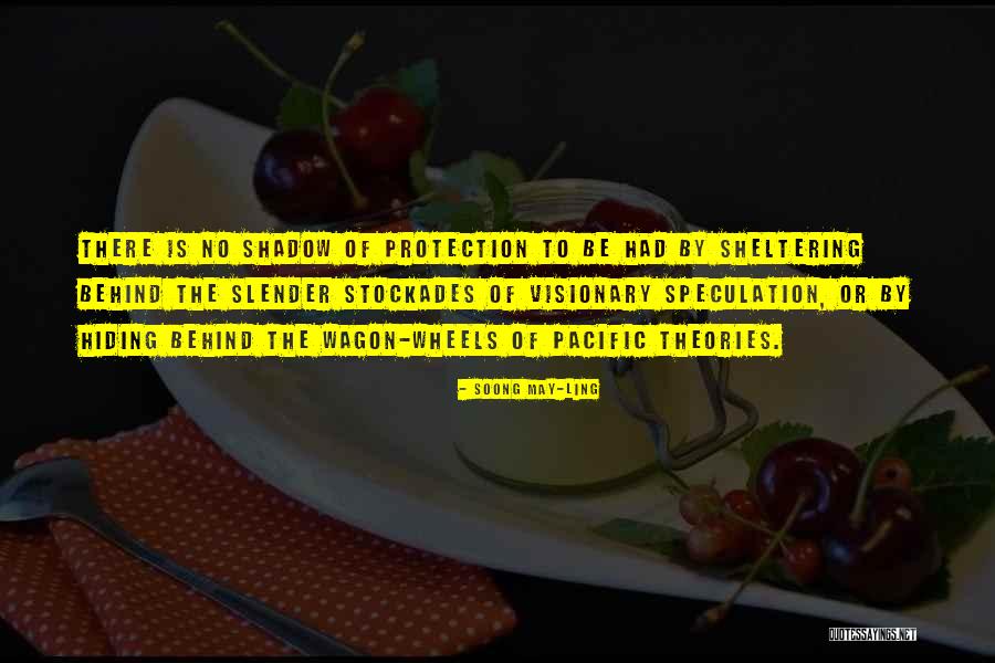 Sheltering Quotes By Soong May-ling Sheltering Quotes By Soong May-ling