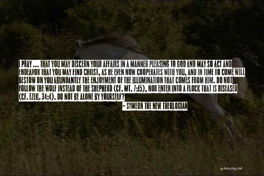 Shepherd And Flock Quotes By Symeon The New Theologian Shepherd And Flock Quotes By Symeon The New Theologian