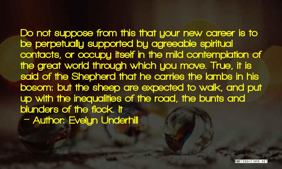 Shepherd And Sheep Quotes By Evelyn Underhill