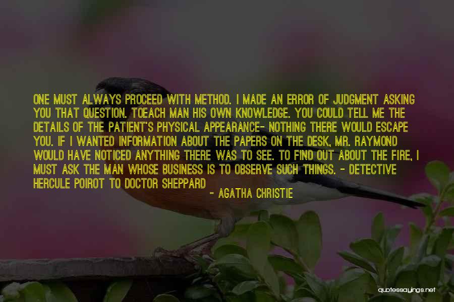 Sheppard Quotes By Agatha Christie