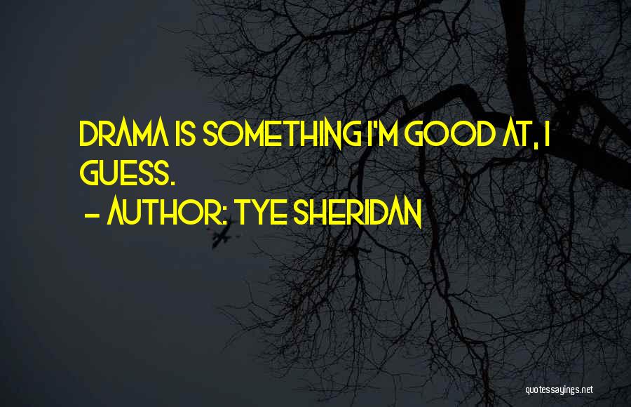 Sheridan Quotes By Tye Sheridan