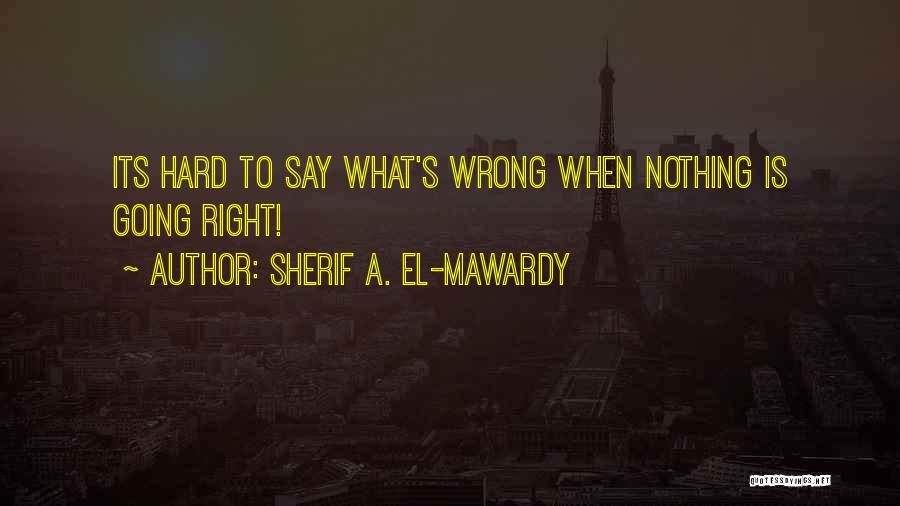 Sherif A. El-Mawardy Quotes 1305119