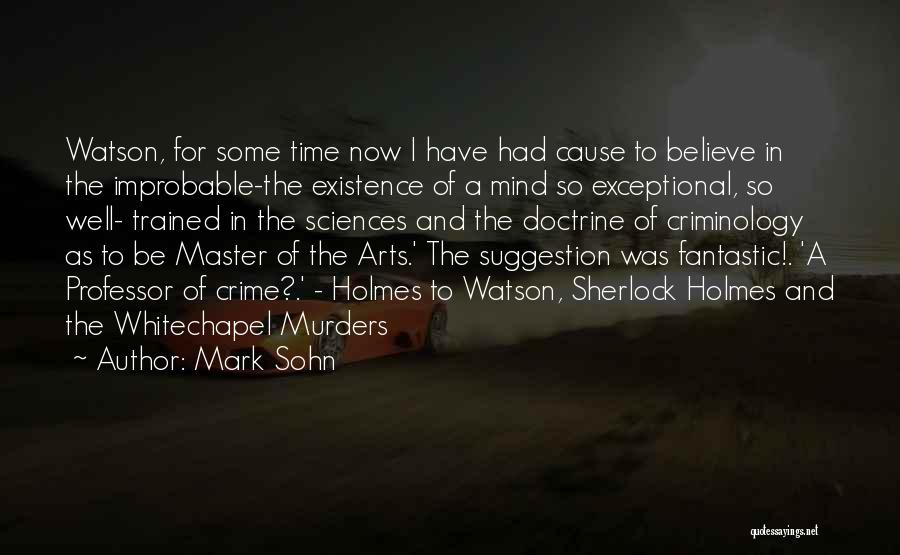 Sherlock And Watson Quotes By Mark Sohn
