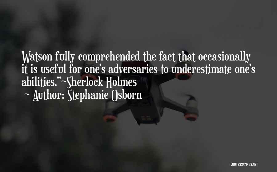 Sherlock's Quotes By Stephanie Osborn