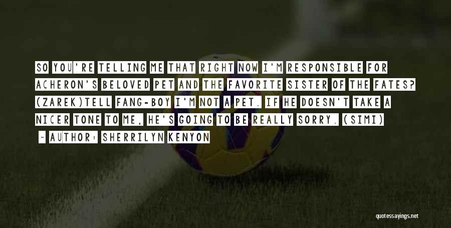 Sherrilyn Kenyon Simi Quotes By Sherrilyn Kenyon