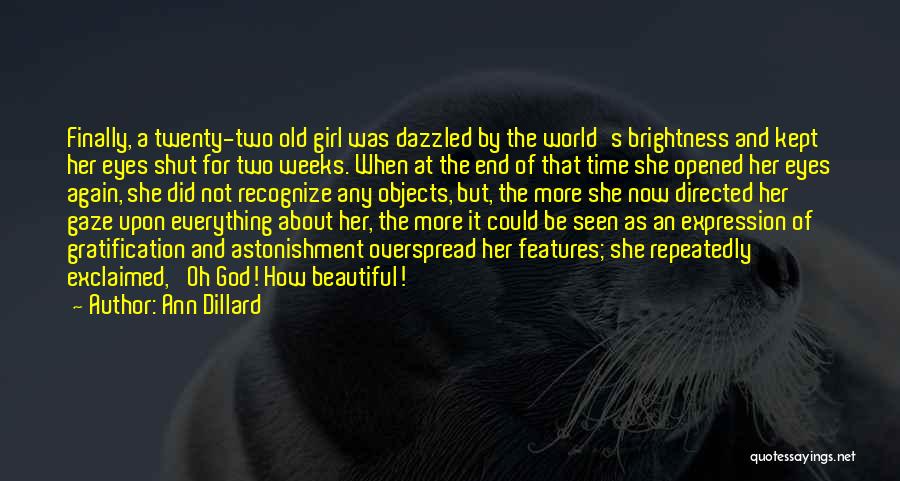 She's A Beautiful Girl Quotes By Ann Dillard