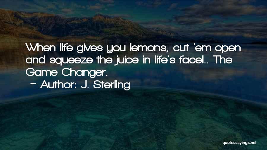 She's A Game Changer Quotes By J. Sterling