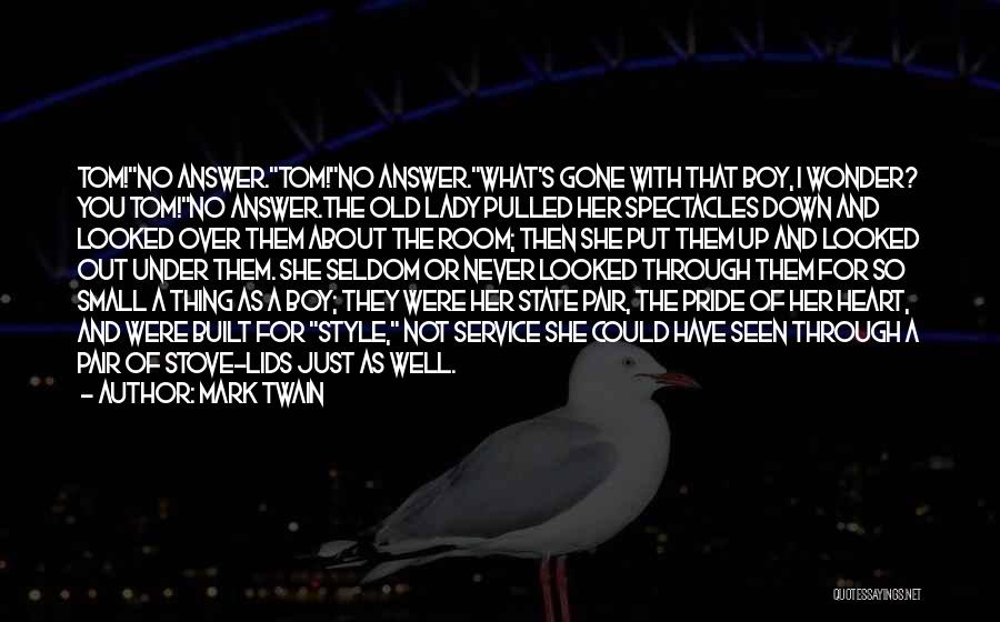 She's A Lady Quotes By Mark Twain