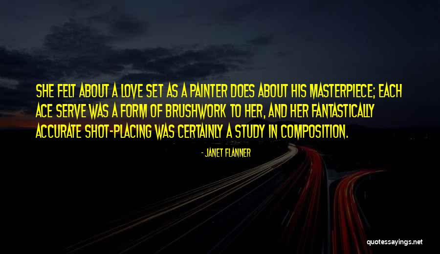 She's A Masterpiece Quotes By Janet Flanner