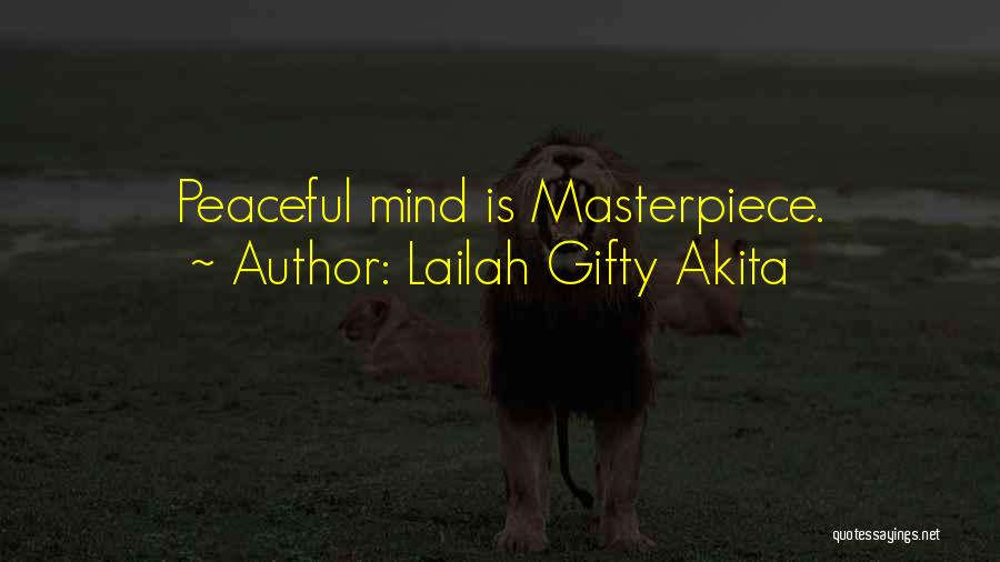 She's A Masterpiece Quotes By Lailah Gifty Akita