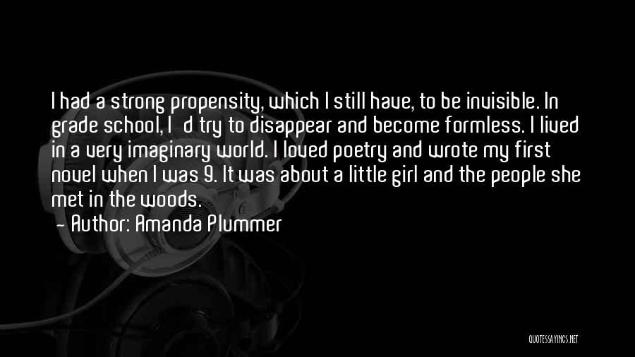 She's A Strong Girl Quotes By Amanda Plummer