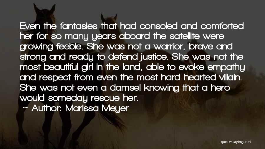 She's A Strong Girl Quotes By Marissa Meyer