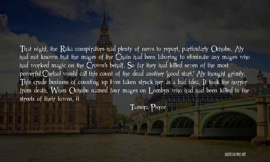 She's Bad News Quotes By Tamora Pierce She's Bad News Quotes By Tamora Pierce