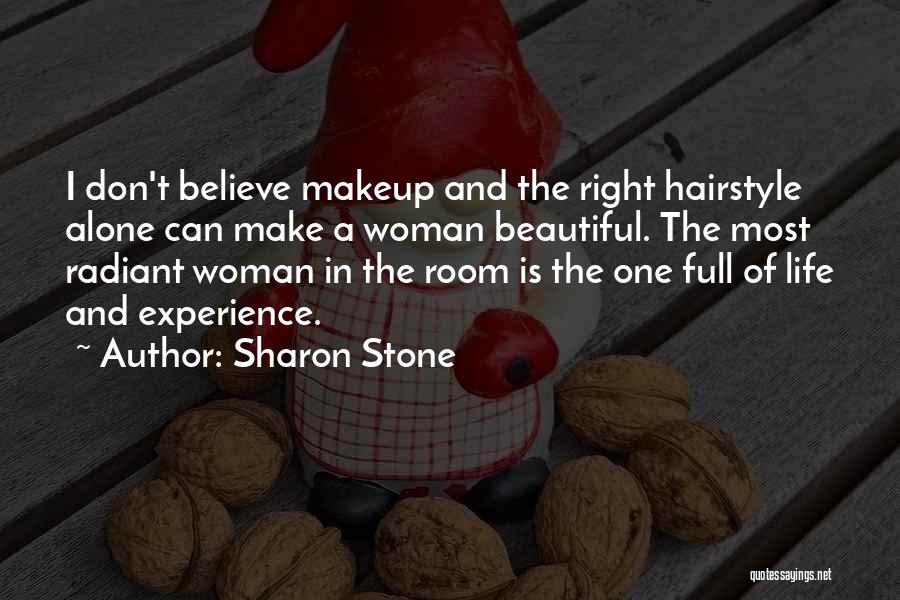 She's Beautiful Without Makeup Quotes By Sharon Stone