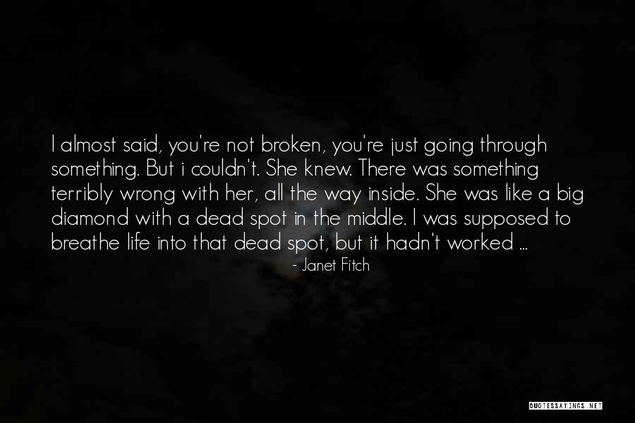 She's Broken Inside Quotes By Janet Fitch She's Broken Inside Quotes By Janet Fitch