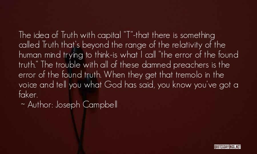 She's Faker Than Quotes By Joseph Campbell