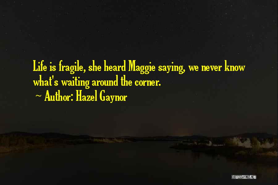 She's Fragile Quotes By Hazel Gaynor