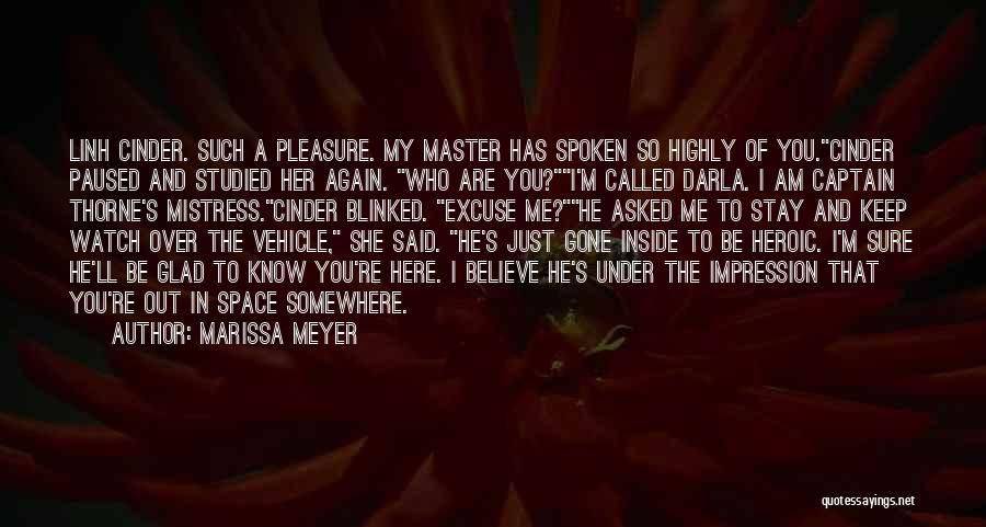 She's Gone Again Quotes By Marissa Meyer