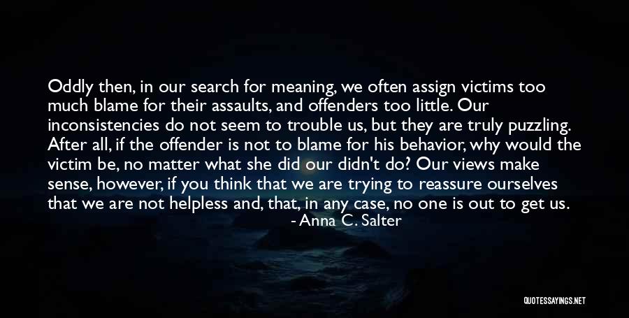 She's In Denial Quotes By Anna C. Salter She's In Denial Quotes By Anna C. Salter