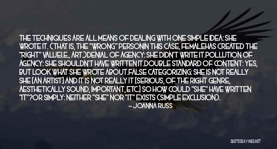 She's In Denial Quotes By Joanna Russ She's In Denial Quotes By Joanna Russ