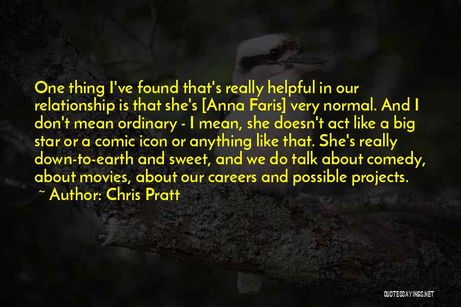 She's Like A Star Quotes By Chris Pratt