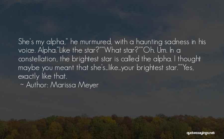 She's Like A Star Quotes By Marissa Meyer