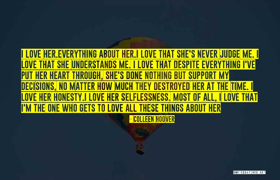 She's My Everything Love Quotes By Colleen Hoover