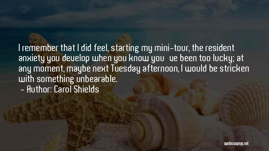 She's My Mini Me Quotes By Carol Shields