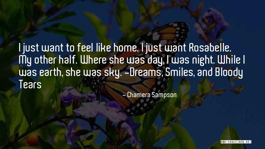 She's My Other Half Quotes By Chamera Sampson