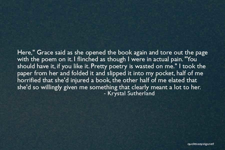 She's My Other Half Quotes By Krystal Sutherland