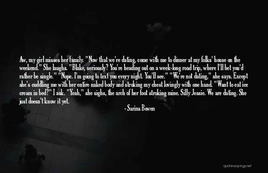 She's Not Mine Quotes By Sarina Bowen She's Not Mine Quotes By Sarina Bowen