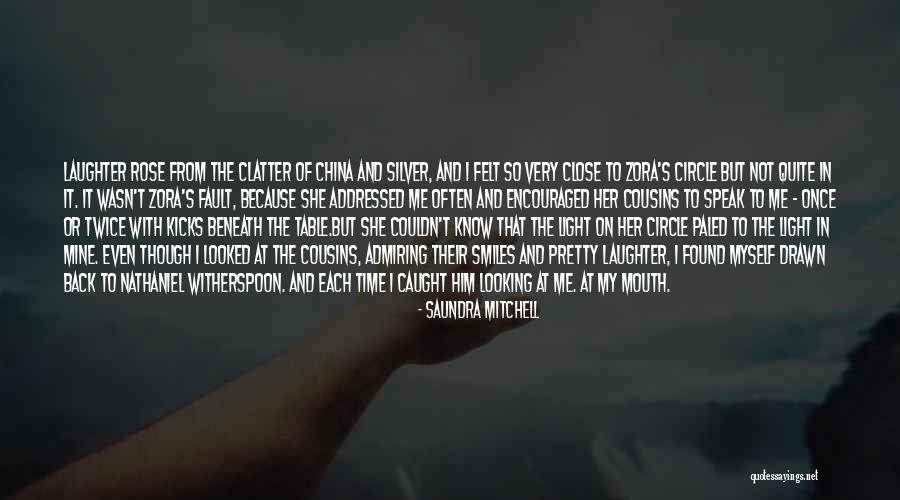 She's Not Mine Quotes By Saundra Mitchell She's Not Mine Quotes By Saundra Mitchell